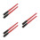 6Pcs Red Single Section Hydraulic Jack Handle for Floor Jack Repair 6
