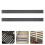 2St Grijze Latten Vervanging Bed Frame Ondersteuning 10