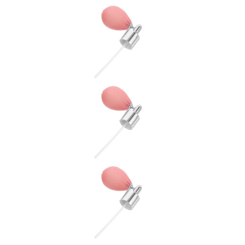 3Pcs Pink Spray Head Replacement Pump for Perfume Bottles Travel Use 1