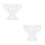 12Pcs Clear Glass Dessert Bowls Versatile Cocktail and Pudding Cups 5