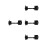 4Pcs Versatile Black Self Locking Gate Latch for Fence and Gate 8