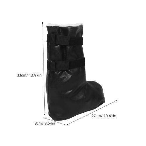 Reusable Waterproof Foot Cast Cover Soft Warm PU Ankle Protector 2