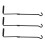 6Pcs Durable Metal Hand Jack Handle Replacement for Trailer and Truck 2