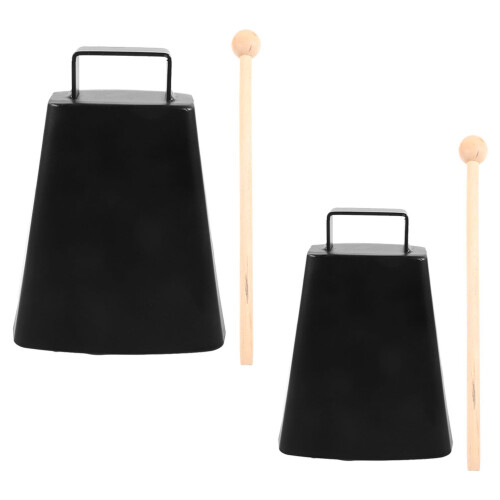 4Sets Kindercowbells Met , Metalen Percussie Instrument 1