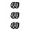 6Pcs Kids Calculator Watch Black PVC Interactive Timepiece 8