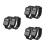 6Pcs Kids Calculator Watch Black PVC Interactive Timepiece 4