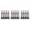 12Pièces Perruques Tressées Enfants Extensions Queue Noir 8