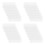24St Lichtgewicht Polyester Strijkmat Wit Met Antislip Voor Kleding 9