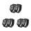 6Pcs Kids Calculator Watch Black PVC Interactive Timepiece 7
