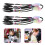 12Pièces Perruques Tressées Enfants Extensions Queue Noir 10