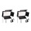 2Pcs LED Light Panel with Barn Doors Black Photo Light for Photography 3