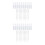 80Pcs Clear Travel Spray Bottles Lightweight Plastic Makeup Toner 4