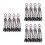 12Pièces Perruques Tressées Enfants Extensions Queue Noir 9