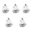 5Pcs Practical Aluminum Drum Brake Assembly for Electric Motorcycle 4