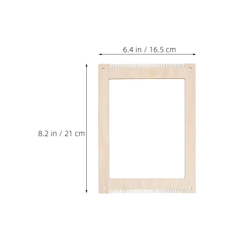 1Set Licht Beige Weefraam Kit Met Draagbare Handweefstick Set 1