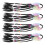 12Pièces Perruques Tressées Enfants Extensions Queue Noir 2