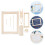 1Set Licht Beige Weefraam Kit Met Draagbare Handweefstick Set 9