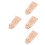 4St Khaki Ornamenten, Stijl Applique Decor 5