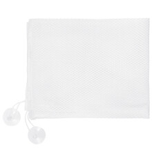 2St Luchtige Badspeelgoed Opbergzak Wit Polyester Voor Wand En Douche