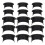 2Sets ABS Pocketliners Zwart Voor Pooltafel Billiards Accessoires 3