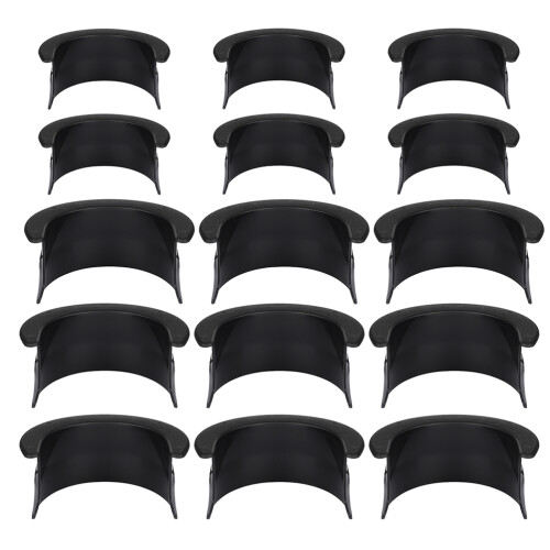2Sets ABS Pocketliners Zwart Voor Pooltafel Billiards Accessoires 2
