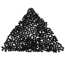 1500St Zachte Zwarte Pom Poms Met Hoge Elasticiteit Voor Decoraties