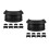 2Sets ABS Pocketliners Zwart Voor Pooltafel Billiards Accessoires 6