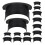 2Sets ABS Pocketliners Zwart Voor Pooltafel Billiards Accessoires 1