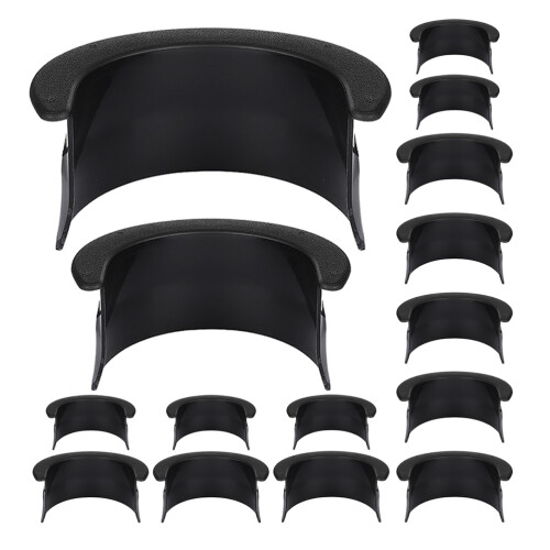 2Sets ABS Pocketliners Zwart Voor Pooltafel Billiards Accessoires