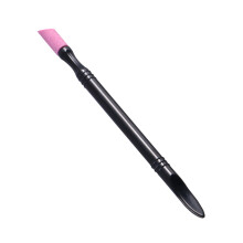 Wasbare Zwarte Nagelpolijstpen Met Rubberen Cuticle Pusher