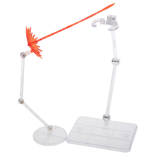 4Sets Rood Plastic Modelhouder Voor Actiefiguren Met Stevige Standaard