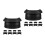 2Sets ABS Pocketliners Zwart Voor Pooltafel Billiards Accessoires 5