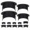 2Sets ABS Pocketliners Zwart Voor Pooltafel Billiards Accessoires 2