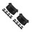 2Sets ABS Pocketliners Zwart Voor Pooltafel Billiards Accessoires 4