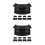 2Sets ABS Pocketliners Zwart Voor Pooltafel Billiards Accessoires 10