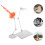 4Sets Rood Plastic Modelhouder Voor Actiefiguren Met Stevige Standaard 11