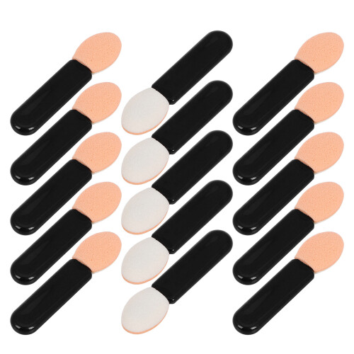 300St Mini Oogschaduw Brushes Acryl Make-Up Borstels Zwart 2