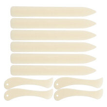 5Sets Duurzame Bone Folder Set Beige Voor Papier Vouwen En Burnishing