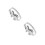 2St Trendy Zilveren Ring Opening Accessoire 4