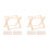 2Sets Gekleurde Macrame DIY Opslagrek Met Frame En Touw 6