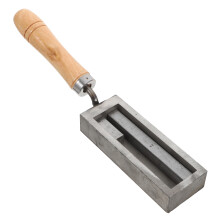 2St Precieze Grafiet Gietmal Zwart Met Hout Voor Fijn Gietwerk DIY