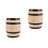 2St Compacte Wijnvat Beige Rustiek Decor 7