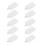40St Titanium Tags Leer Graveren Voor Sleutelhanger 2