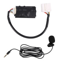 Radio Samochodowe Adapter Audio  Mikrofon Kablowy Aux Zestaw GłOśNomóWiąCy do  Accord  CRV Fit Siming