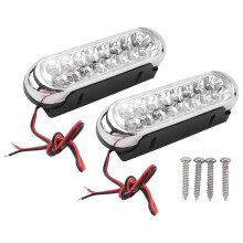 2 Stuks Autoverlichting 16LED Dagrijverlichting Mist Wit Licht DRL Dagrijverlichting Universeel
