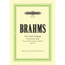 4 Serious Songs Op.121 Other Book