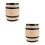 2St Compacte Wijnvat Beige Rustiek Decor 8