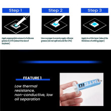 SNOWMAN MTG10 Thermal Paste, Silicone Grease CPU Thermal Paste, Desktop Notebook Image Chip Silicone Thermal Paste