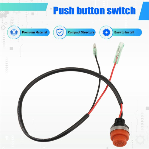 Universal Boat Outboard Engine Motor Start Kill  Keyless Push Button , Applicable to All for  Ships 1
