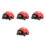 4St Rood Cartoon Pull Back Auto Speelgoed Voor Peuters En Kids 8